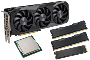 İkinci el bilgisayar parçaları: ekran kartı, işlemci, RAM ve NVMe SSD