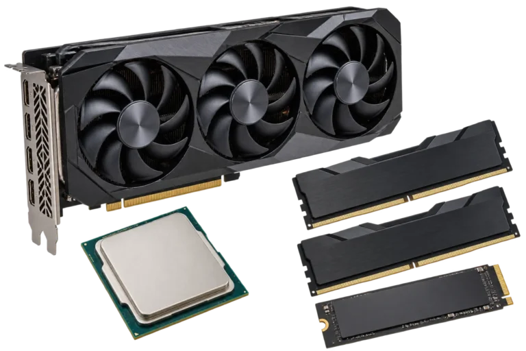 İkinci el bilgisayar parçaları: ekran kartı, işlemci, RAM ve NVMe SSD