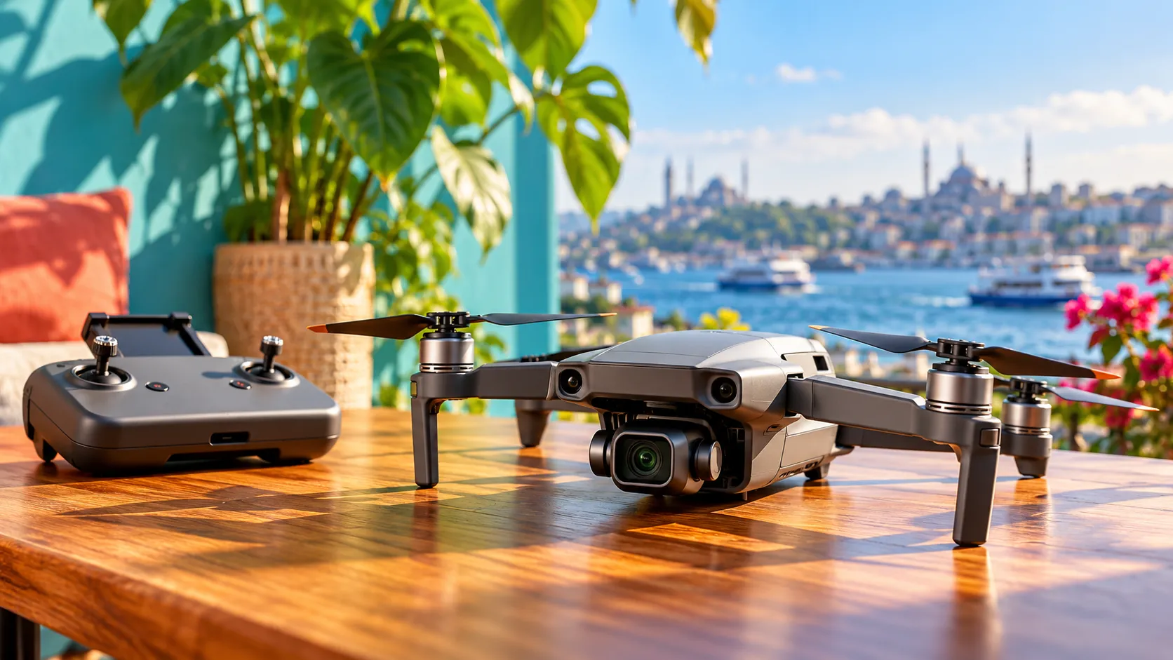 Kadıköy’de ikinci el drone alımı için canlı drone ve kumanda görseli