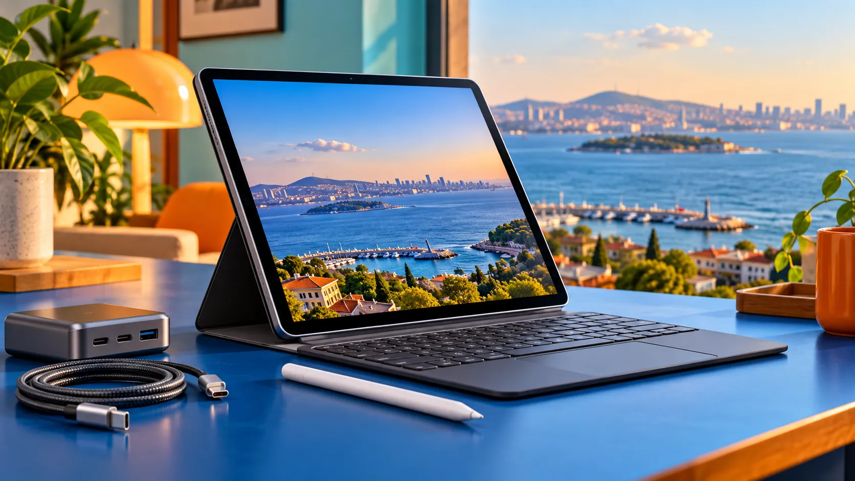 Pendik’te ikinci el tablet alımı için canlı tablet ve klavye görseli