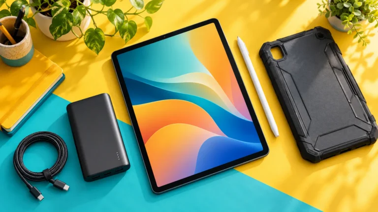 Sancaktepe’de ikinci el tablet alımı için canlı tablet ve aksesuar görseli