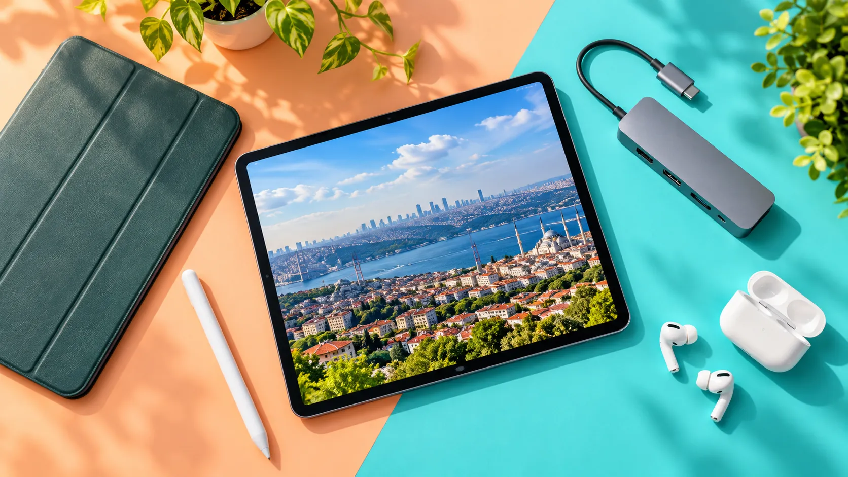 Sultanbeyli’de ikinci el tablet alımı için canlı tablet ve aksesuar görseli
