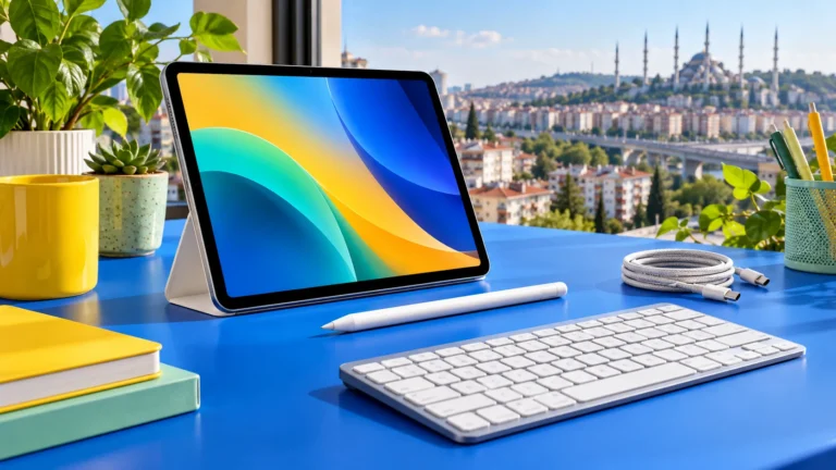 Sultangazi’de ikinci el tablet alımı için canlı tablet ve klavye görseli