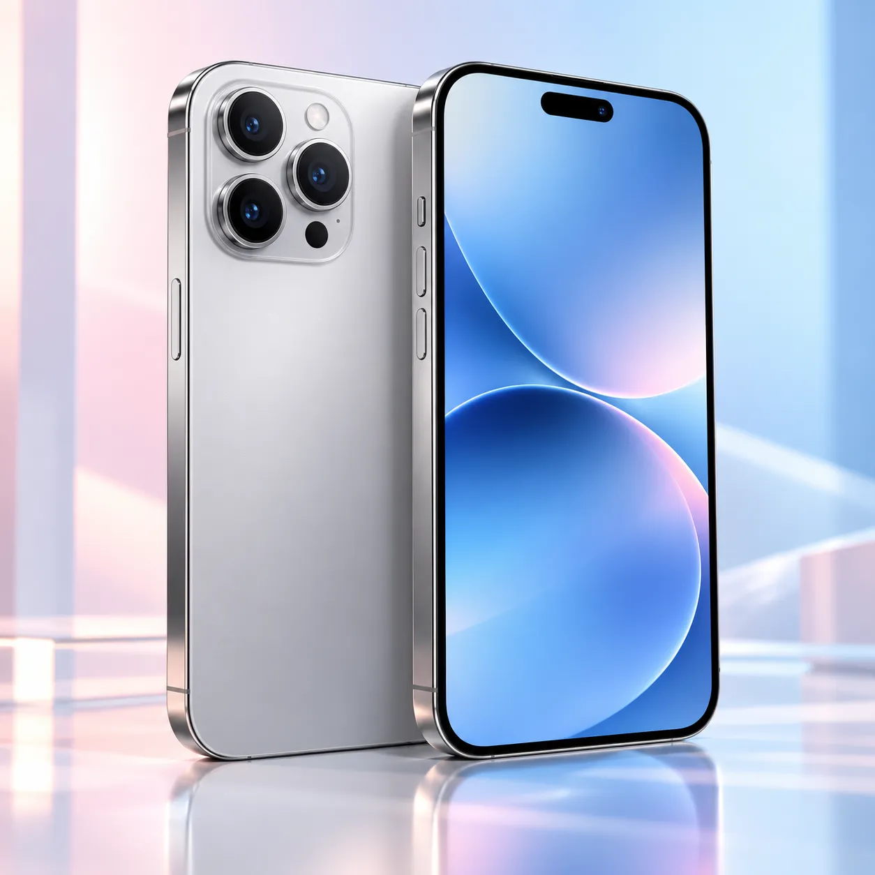iPhone akıllı telefonun ön ve arka görünümü – iPhone alan yerler